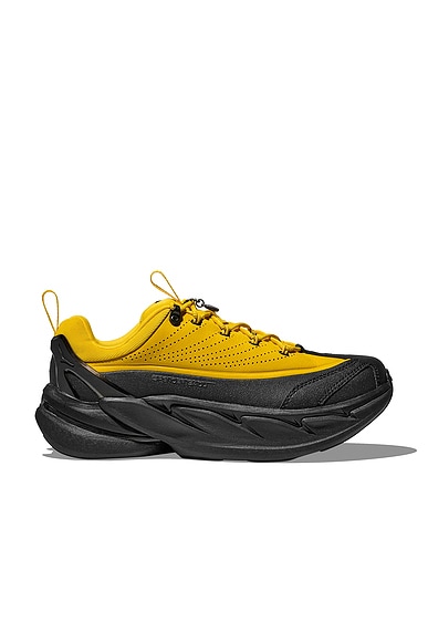 HOKA x Spencer Badu Elevon Sneaker in Zest & Black