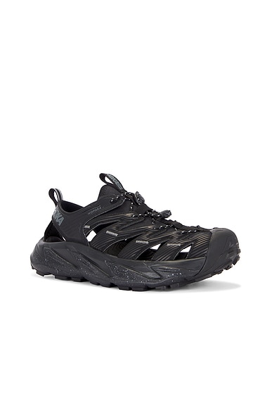 Hoka One One Black Hopara Technical Sandals In Multi
