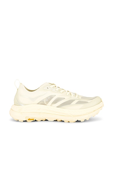 Hoka U MAFATE SPEED 4 LITE in Truffle Salt & Vintage Yellow