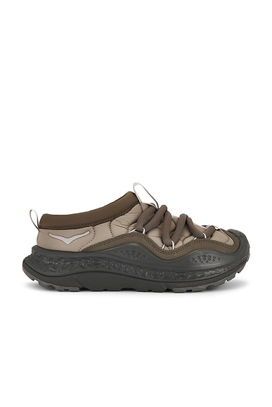 HOKA U Ora Primo in Light Roast & Asphalt Grey
