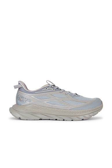 HOKA Mach Remastered Sneaker in Galactic Grey & Soft Pewter