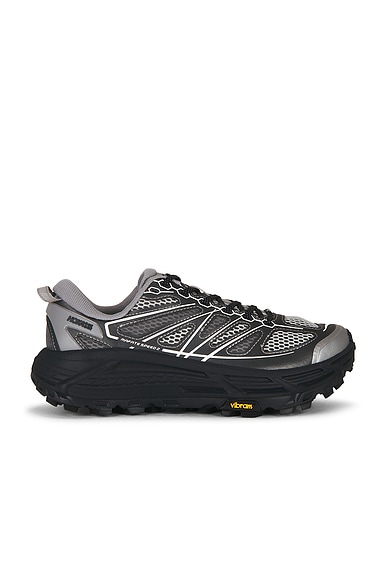 HOKA Mafate Speed 2 Ts Sneaker in Galactic Grey & Black