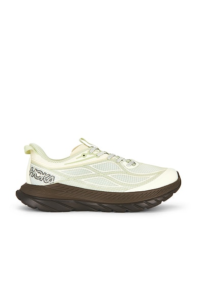 HOKA Mach Remastered Aura Sneaker in Morning Dew & Cliff Grey