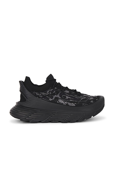 【一部予約販売】 U Hoka Restore FWRD | Black & Black Carbon in Ts Chukka 靴