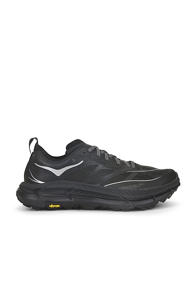Hoka U Mafate Speed 4 Lite in Black & Outer Orbit