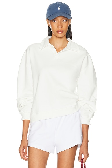 H-O-R-S-E The Polo Sweatshirt in Ivory