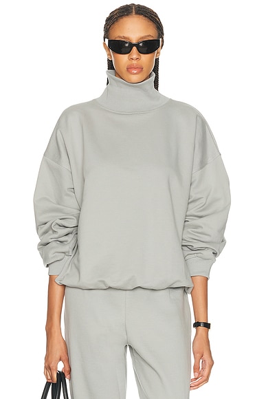 H-O-R-S-E The Turtleneck Sweatshirt in Gray