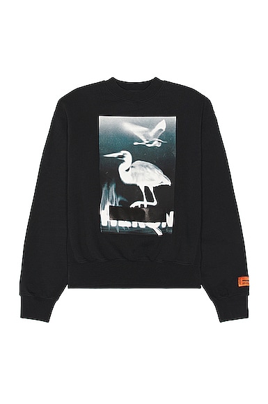 Heron Preston Censored Heron Sweater in Black