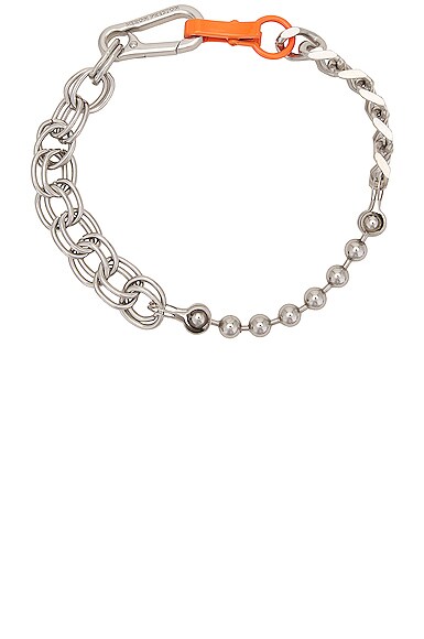 Preston Bracelet Heron Preston Chain Necklace SILVER/ORANGE O/S
