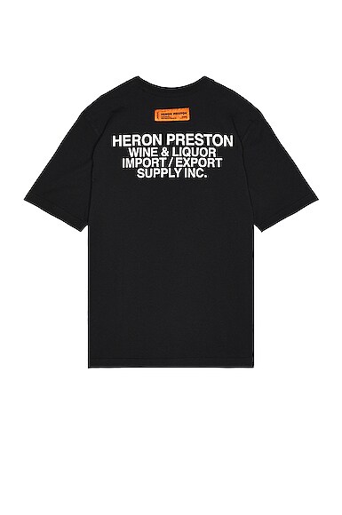 Heron Preston Hp Design Authority Short Sleeve Tee in Black