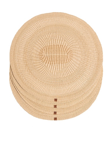 Hunting Season Iraca Coasters in Natural & Natural