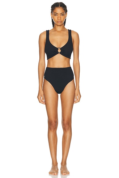 Hunza G Nadine Bikini in Black