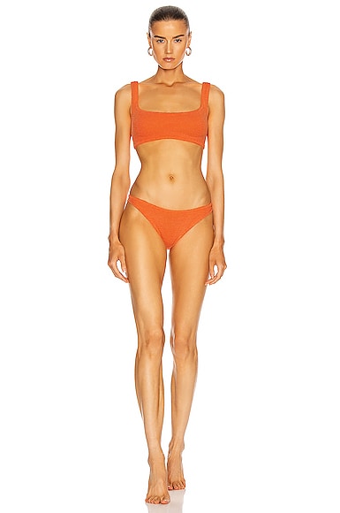 Hunza G Xandra Bikini Set in Orange