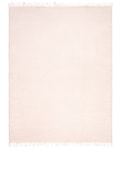 Simple Linen Throw Blanket