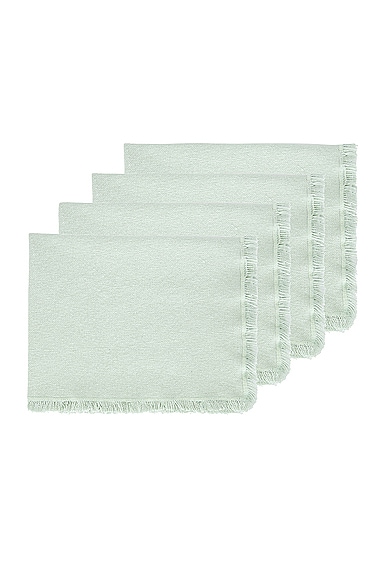 Shop Hawkins New York Essential Cotton Set Of 4 Placemats In Sky
