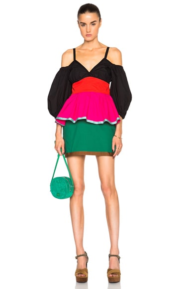 Off The Shoulder Puff Sleeve Dress