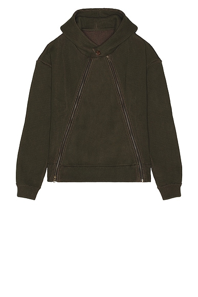 Triangle Zip Hoodie