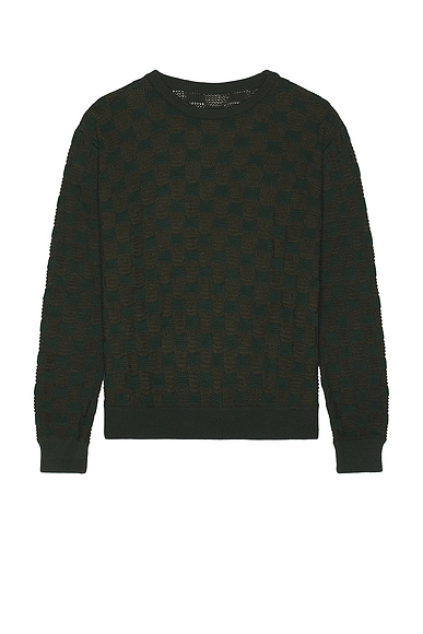ISA BOULDER Rectangle Sweater in Evergreen