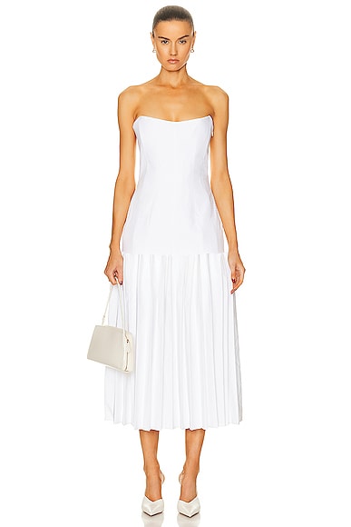 The Fleur Dress in White