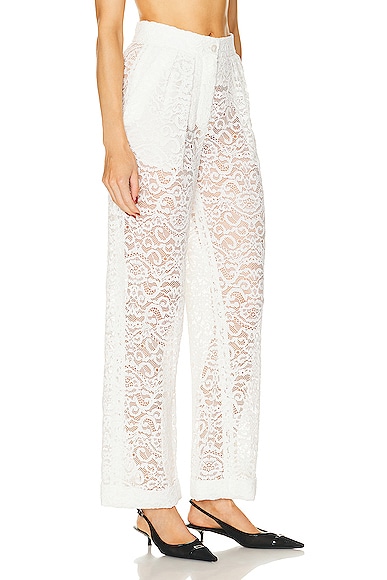 Shop Interior The Gertrude Trouser In Ivory