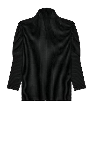 Shop Issey Miyake Basics Jacket In Black