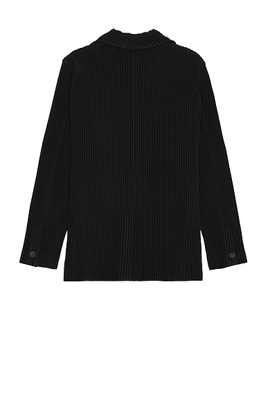 Shop Issey Miyake Basic Blazer In Black