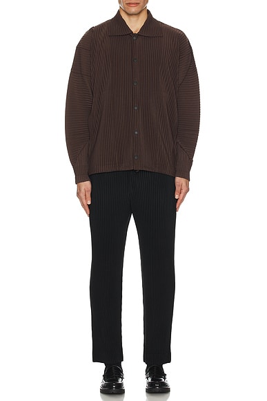 Heather Pleats Jacket