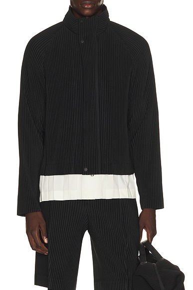 Homme Plisse Issey Miyake Tailored Pleats 1 Blouson in Black
