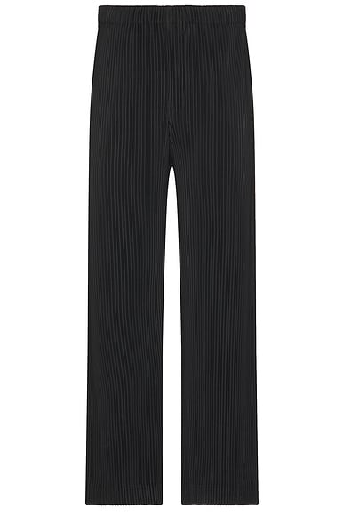 Homme Plisse Issey Miyake Pleats 3 Flare Bottom Pants 3 in Black