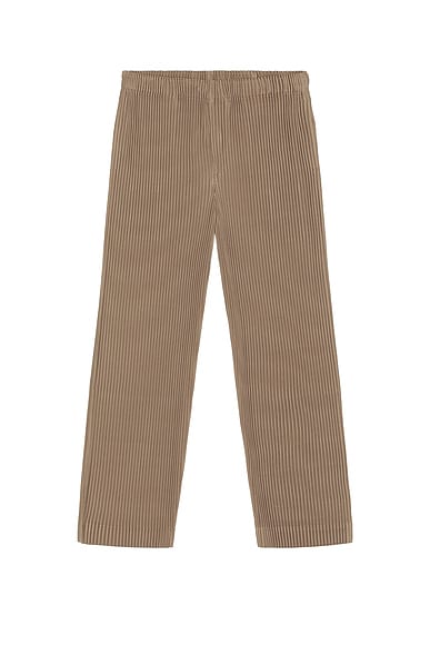Homme Plisse Issey Miyake Monthly Colors September Straight Pants in Riverside Gray