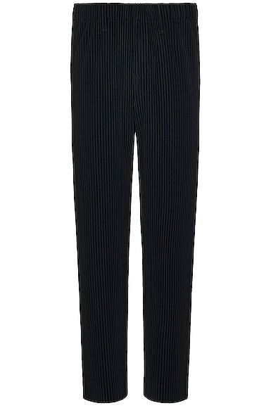 Homme Plisse Issey Miyake Basics Straight Pant in Navy