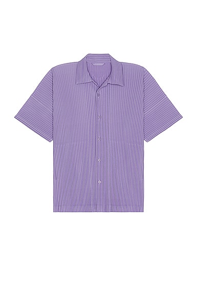 Homme Plisse Issey Miyake Shirt in Lavender Purple | FWRD