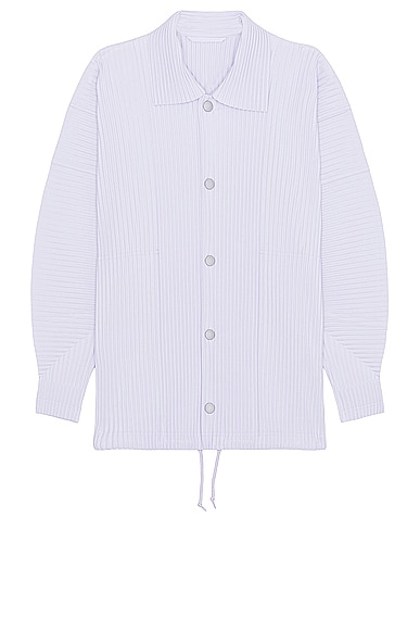 Homme Plisse Issey Miyake Shirt in Soft Lavender