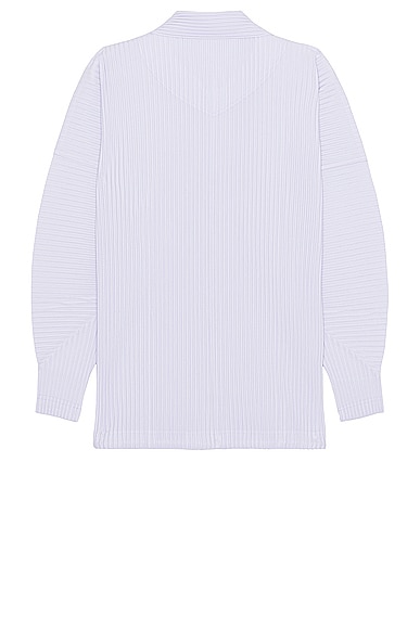 Shop Issey Miyake Shirt In Soft Lavender