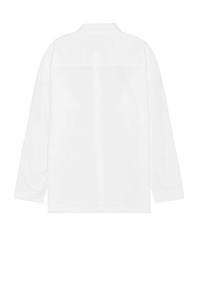 Shop Issey Miyake Jersey Shirt In White