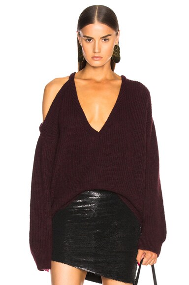 IRO Piper Acrylic-Blend Sweater in Dark Grey | FWRD