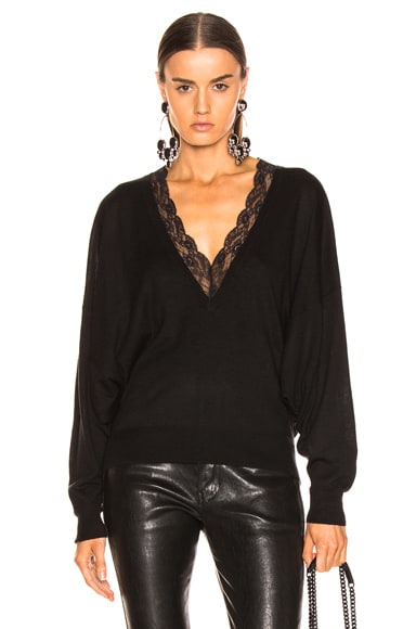 IRO Shocking Sweater in Black FWRD