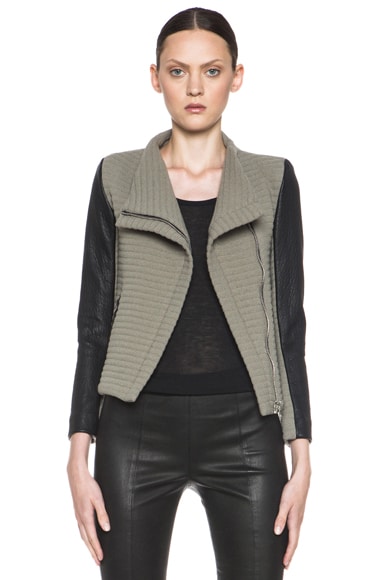 Mulen Poly Blend Leather Jacket