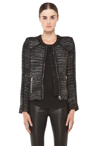 IRO Talia Jacket in Noir | FWRD