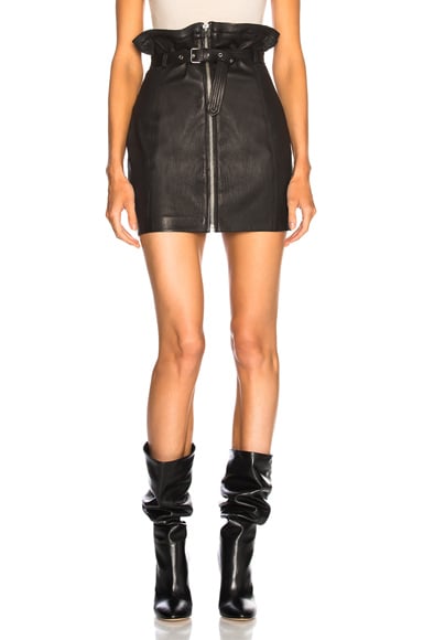 Hexim Leather Skirt