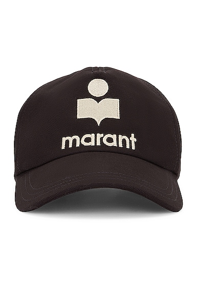 Isabel Marant Tyronh Sporty Cap Hat in Black