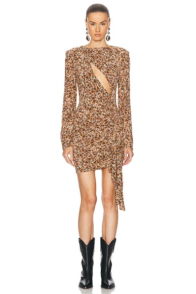 retrofete Pamela Dress in Silver Nude FWRD