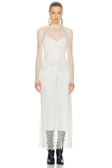 Isabel Marant Lisia Dress in Ecru