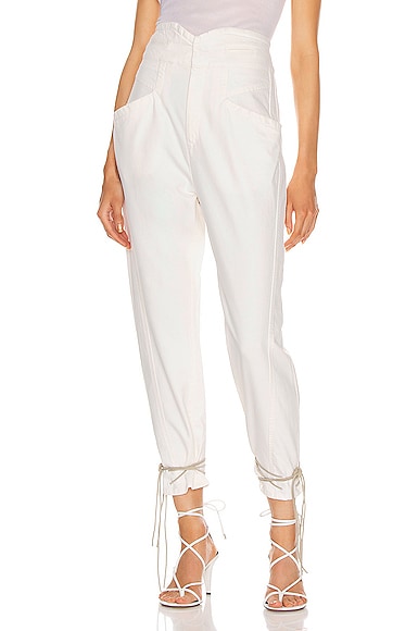 Isabel Marant Nubaia Jean In White Fwrd Get the lowest price on your favorite brands at poshmark. nubaia jean