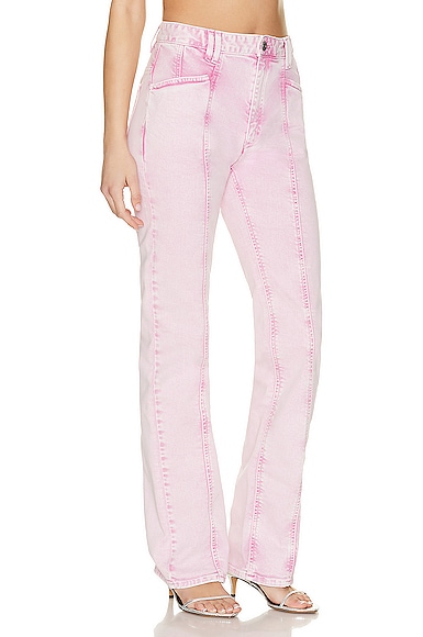 Shop Isabel Marant Vokayae Pant In Light Pink