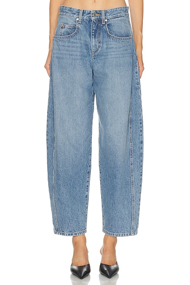 Isabel Marant Oriane Straight Leg in Light Blue