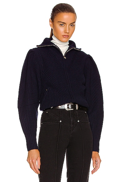 Isabel Marant Abby Cashmere Cardigan in Navy