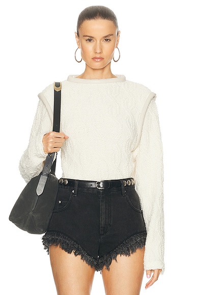 Isabel Marant Ladiva Sweater in Ecru