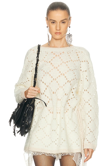 Isabel Marant Merida Sweater in Ecru