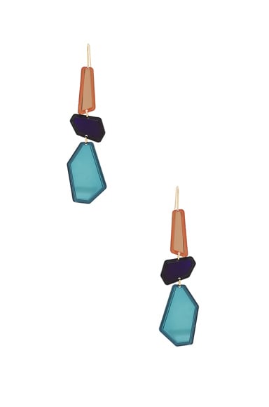 ISABEL MARANT ロコ彫刻イヤリンク BL0066FAA3B21B LWSI Isabel Marant A Wild Shore Asymmetric Earrings - Clear